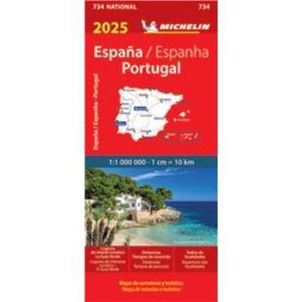 MAPA NATIONAL ESPA¥A /ESPANHA, PORTUGAL 2025 11734 | 9782067265431