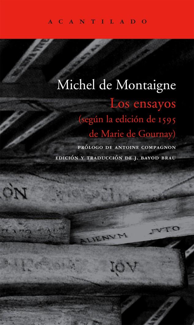 ENSAYOS, LOS | 9788496834170 | MONTAIGNE, MICHAEL DE | Llibreria Online de Tremp