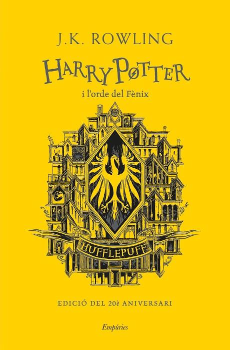 HARRY POTTER I L'ORDE DEL FÈNIX (HUFFLEPUFF) | 9788418833144 | ROWLING, J.K. | Llibreria Online de Tremp