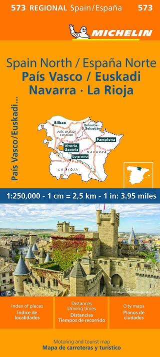 MAPA REGIONAL PAIS VASCO, NAVARRA, LA RIOJA 11573 | 9782067263949 | Llibreria Online de Tremp