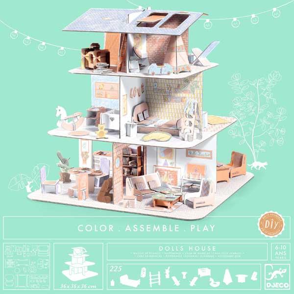 PINTAR CONSTRUIR JUGAR DOLLS HOUSE | 3070900080058