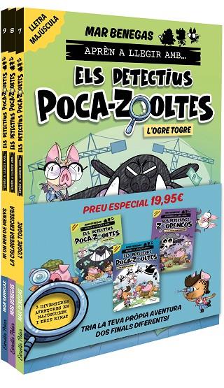 PACK APRÈN A LLEGIR AMB... ELS DETECTIUS POCA-ZOOLTES!  7,8 I 9: EN LLETRA MAJÚS | 9791387782955 | BENEGAS, MAR | Llibreria Online de Tremp