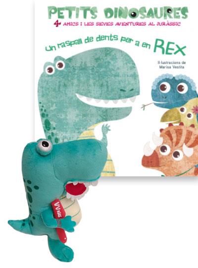 REX+ UN RASPALL DE DENTS PER A EN REX (VVKI | 9788468270951 | IL·LUSTRACIONS: M. VESTITA