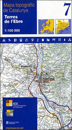TERRES DE L'EBRE MAPA TOPOGRAFIC 1:100000 | 9788439388814