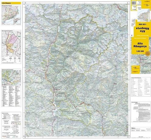 MAPA COMARCAL ALTA RIBAGORÇA 1:50000 | 8414774340620