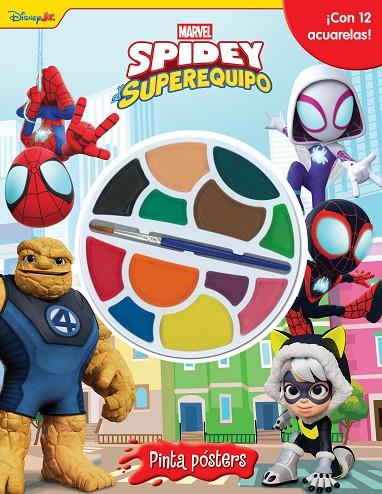 SPIDEY Y SU SUPEREQUIPO. PINTA PÓSTERS | 9788410362291 | MARVEL | Llibreria Online de Tremp