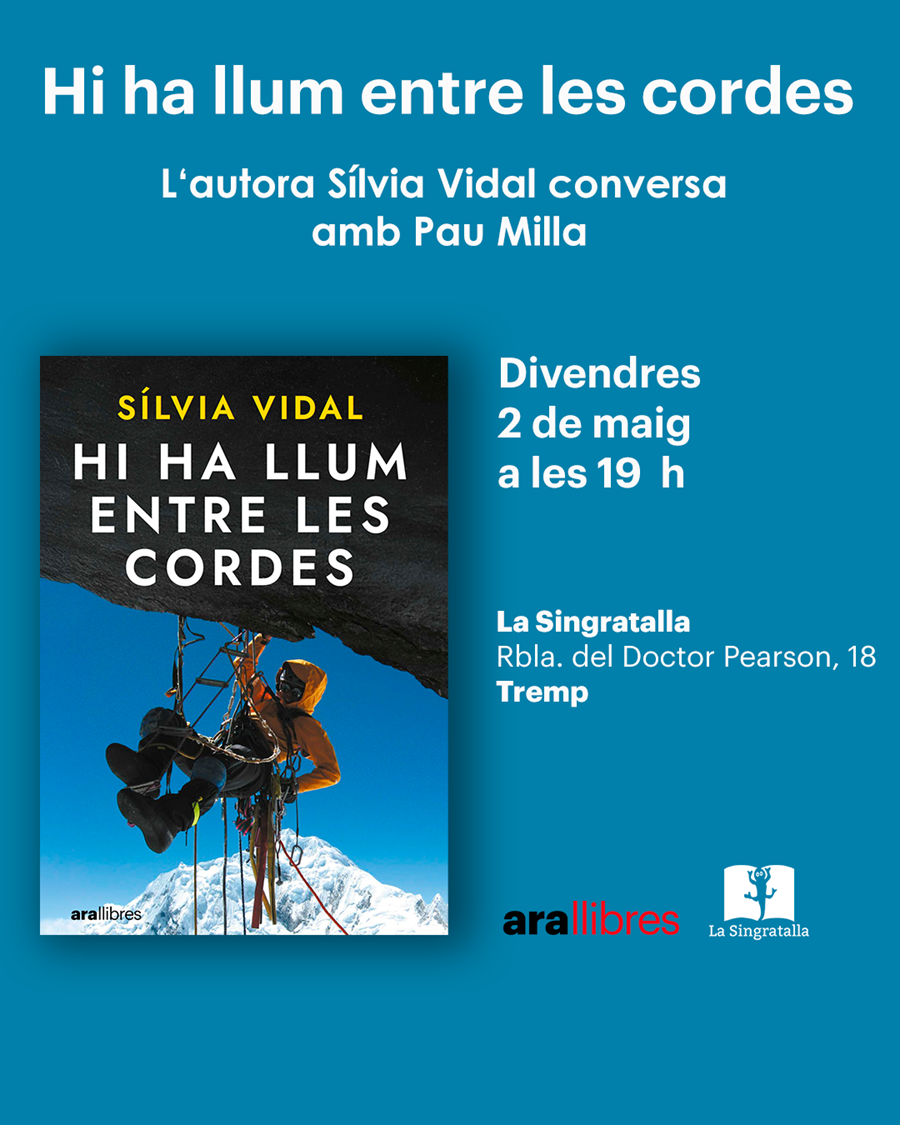 Presentació del llibre "Hi ha llum entre les cordes" de Silvia Vidal - Llibreria Online de Tremp