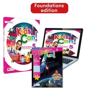 KIDS CAN!  FOUNDATIONS 5 ACTIVITY BOOK, EXTRAFUN & PUPIL'S APP: CON ACCESO A LA | 9781035126880 | SHAW, DONNA/OMEROD, MARK
