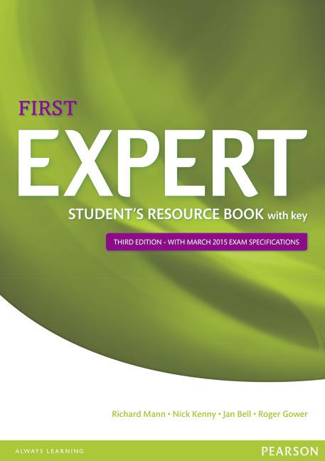 EXPERT FIRST 3RD EDITION STUDENT'S RESOURCE BOOK WITH KEY | 9781447980629 | KENNY, NICK