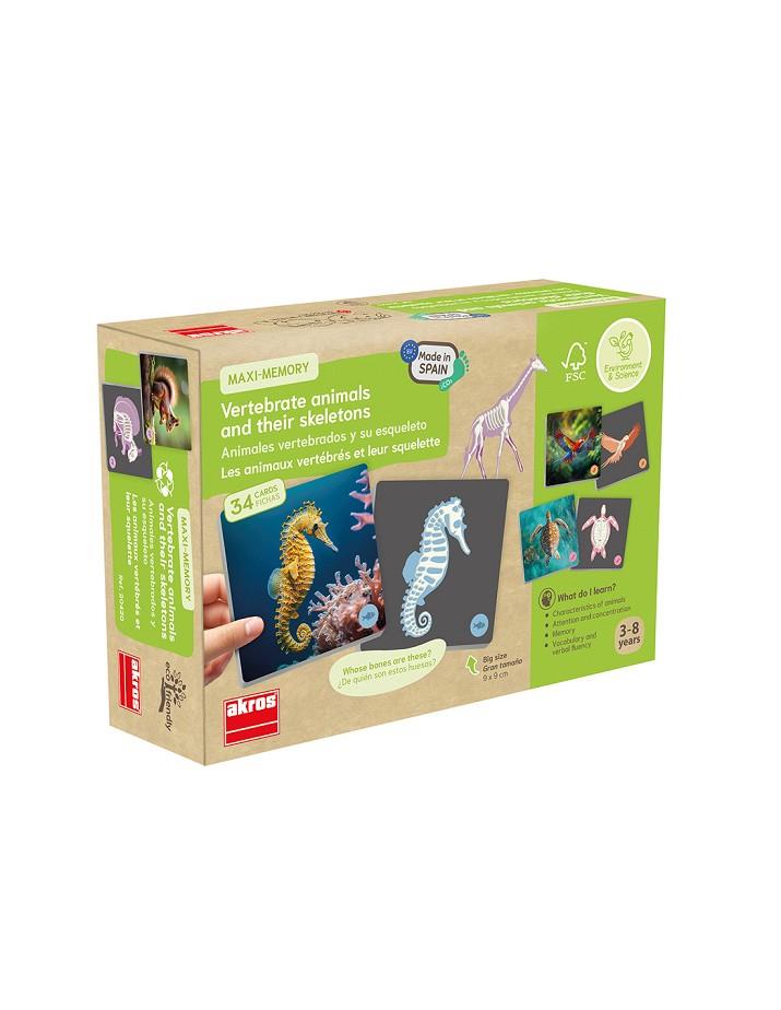 JOC MAXI-MEMORY ANIMALS VERTEBRATS I EL SEU ESQUELET | 8426804204208 | Llibreria Online de Tremp