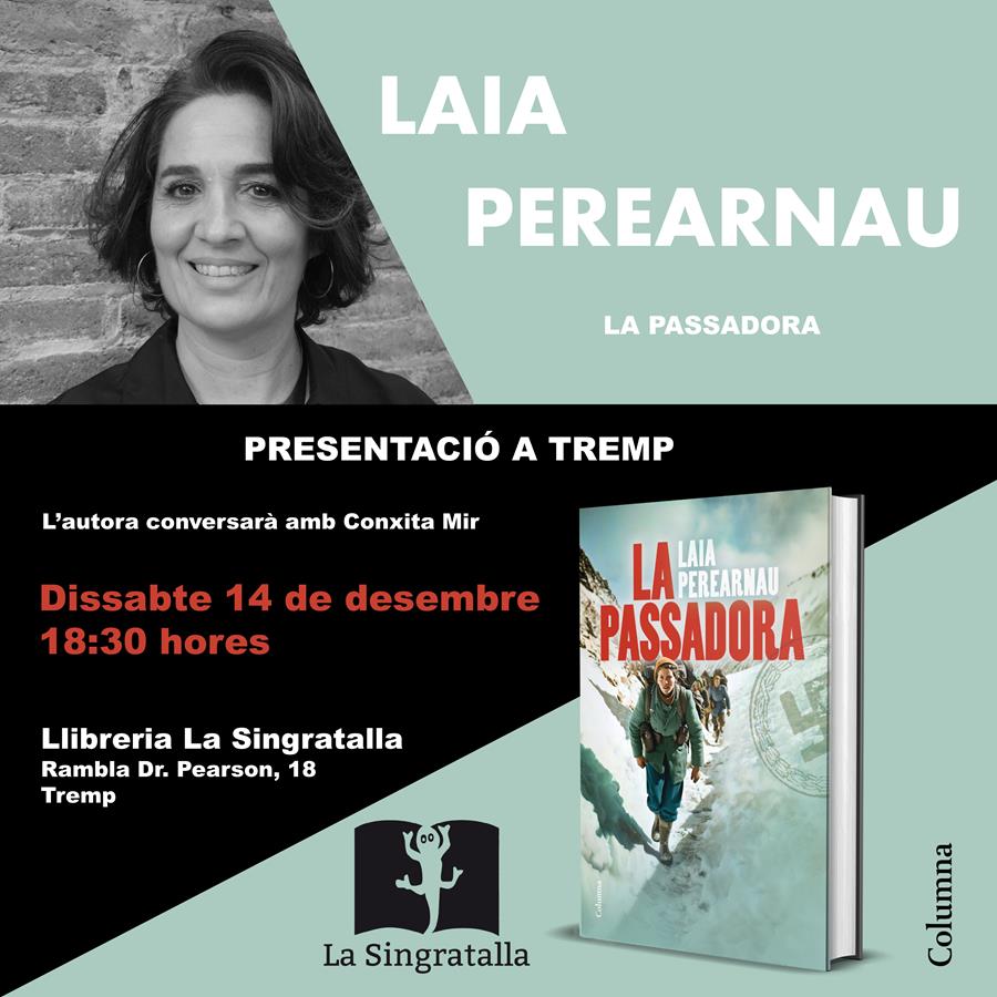 Presentació del llibre "LA PASSADORA" de LAIA PEREARNAU - Llibreria Online de Tremp