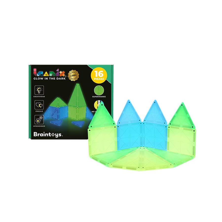 BRAINTOYS IMANIX GLOW IN THE DARK 16 PECES | 788115523477 | Llibreria Online de Tremp