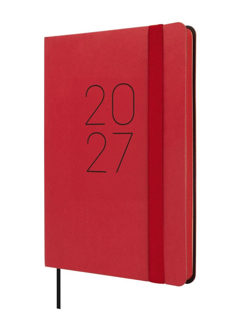 AGENDA LLISA 2027 SETMANA VISTA HORITZONTAL VERMELL M | 8422952428206