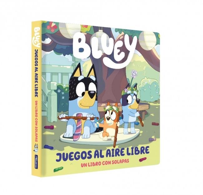 BLUEY. LIBRO DE CARTÓN CON SOLAPAS - JUEGOS AL AIRE LIBRE | 9788448872731 | BLUEY | Llibreria Online de Tremp