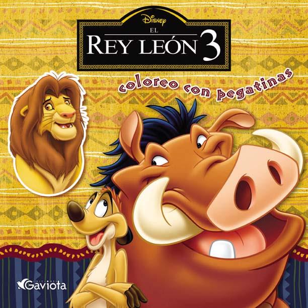 REY LEON 3 : COLOREO CON PEGATINAS | 9788439203346 | DISNEY