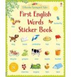 FIRST WORDS STICKER BOOK | 9781409586838 | Llibreria Online de Tremp