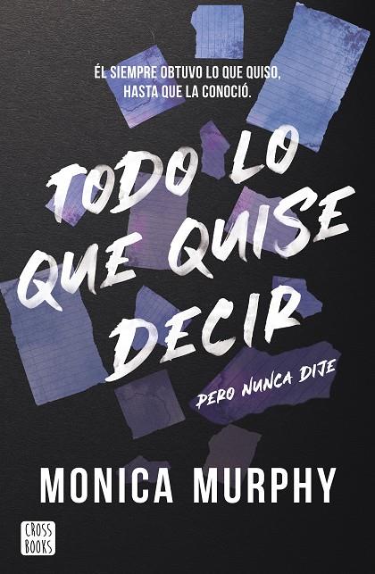 TODO LO QUE QUISE DECIR, PERO NUNCA DIJE | 9788408300793 | MURPHY, MONICA | Llibreria Online de Tremp