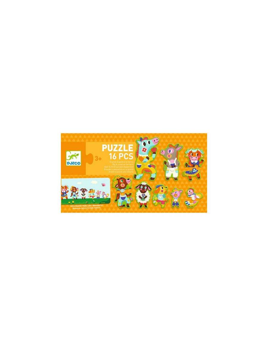 PUZLE GRANS I PETITS A LA GRANJA | 3070900082663 | Llibreria Online de Tremp