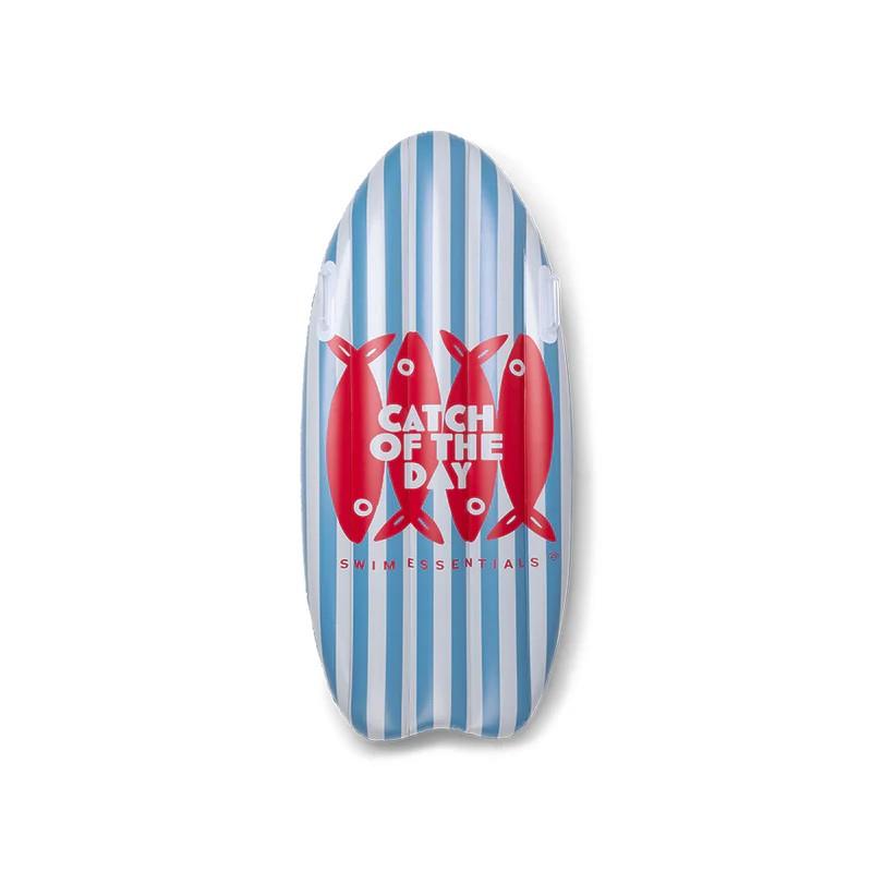 SWIM ESSENTIALS – TAULA DE SURF INFLABLE  CATCH OF THE DAY PEIXOS VERMELL/BLAU (115 X 45 CM) | 8721197418547 | Llibreria Online de Tremp