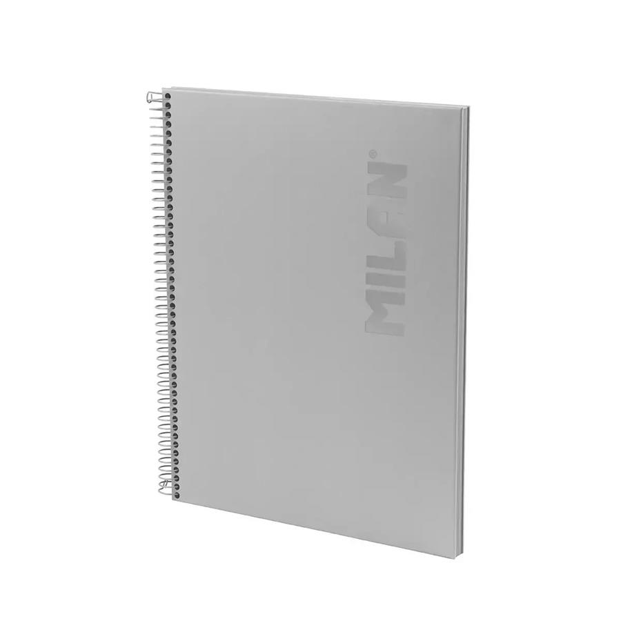 LLIBRETA A4 AMB ESPIRAL I TAPA DURA, QUADRÍCULA 5 X 5 MM, 80 FULLS DE 95 GR/M², SHADOW | 8411574115793 | Llibreria Online de Tremp