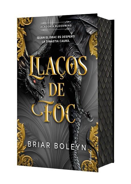 LLAÇOS DE FOC (ACADÈMIA BLOODWING 2) EDICIÓ ESPECIAL AMB CANTELLS TINTATS | 9788466435536 | BOLEYN, BRIAR | Llibreria Online de Tremp