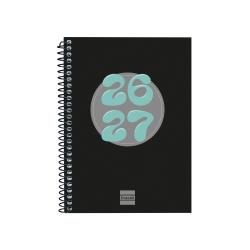 AGENDA ESCOLAR 2026-2027 COOL FINOCAM NEGRA PETITA SETMANA VISTA | 8422952416098 | Llibreria Online de Tremp