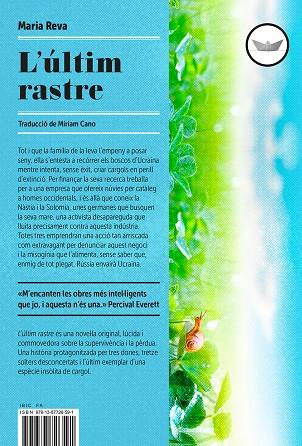 L'ÚLTIM RASTRE | 9791387726591 | REVA, MARIA | Llibreria Online de Tremp