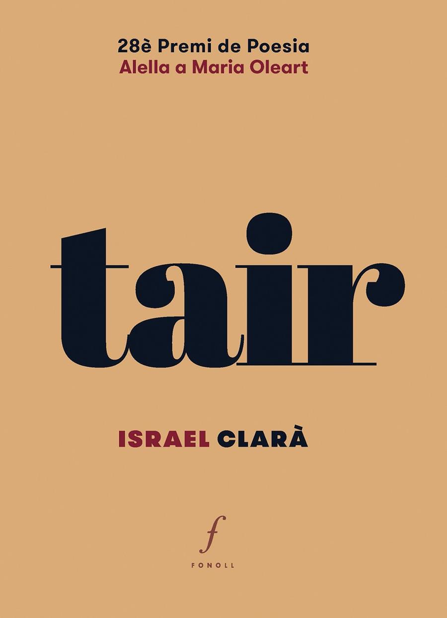 TAIR | 9788410220508 | CLARÀ LÓPEZ, ISRAEL | Llibreria Online de Tremp