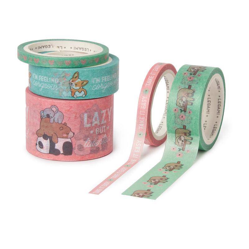 CONJUNT 5 CINTES ADHESIVES PAPER CUTE ANIMALS | 8054117621124 | Llibreria Online de Tremp