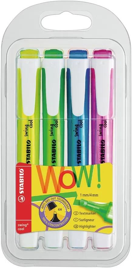 STABILO SWING COOL ESTOIG DE 4 COLORS | 4006381134910 | Llibreria Online de Tremp