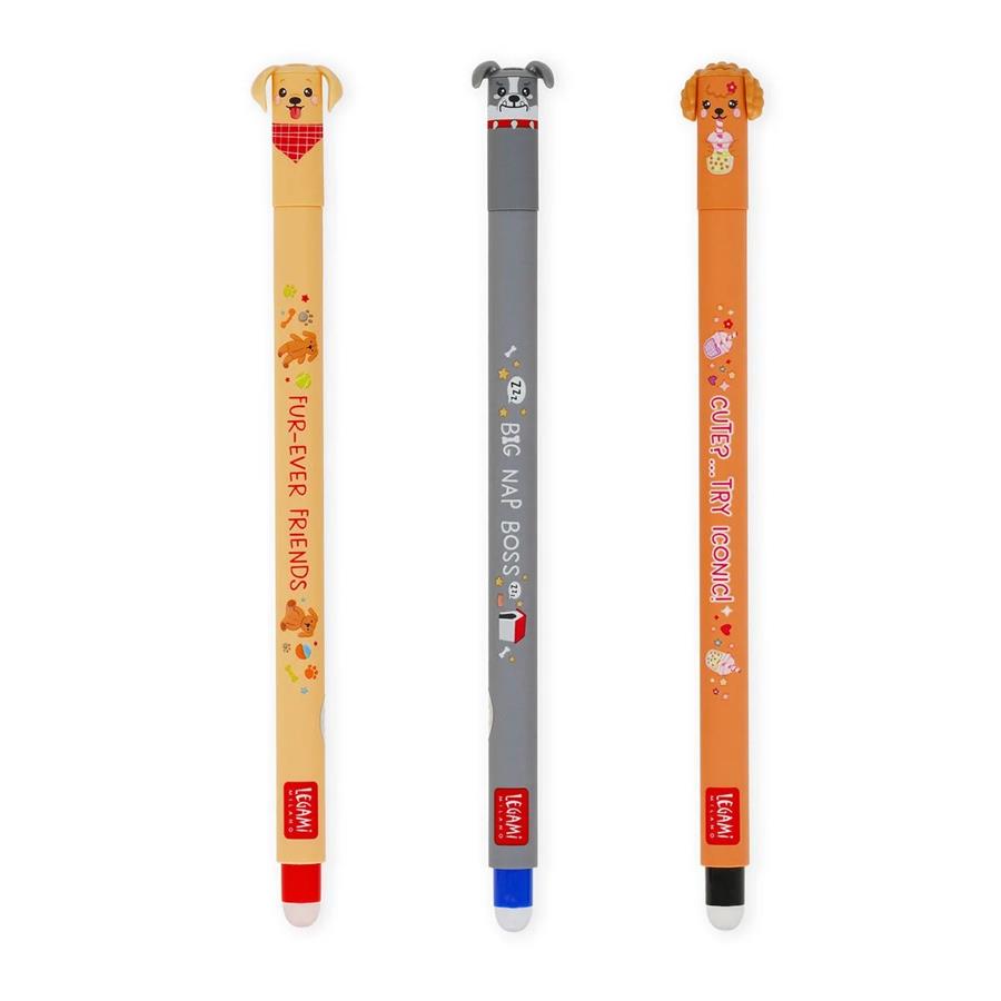 SET DE 3 BOLÍGRAFS DE GEL BORRABLES - ERASABLE PEN - FUR-EVER FRIENDS | 8052694123932 | Llibreria Online de Tremp