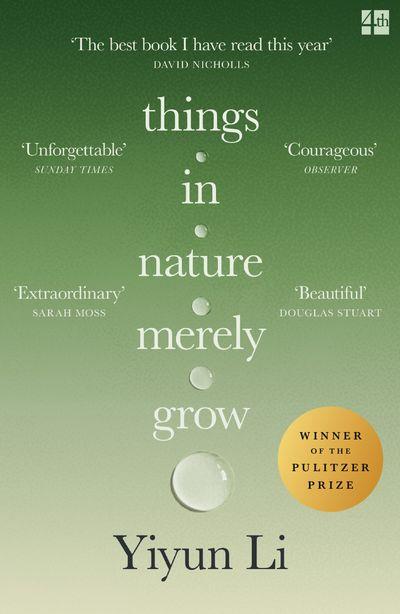 THINGS IN NATURE MERELY GROW | 9780008753849 | YIYUN LI | Llibreria Online de Tremp