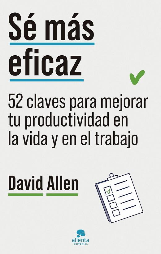 SÉ MÁS EFICAZ | 9788413444468 | ALLEN, DAVID | Llibreria Online de Tremp