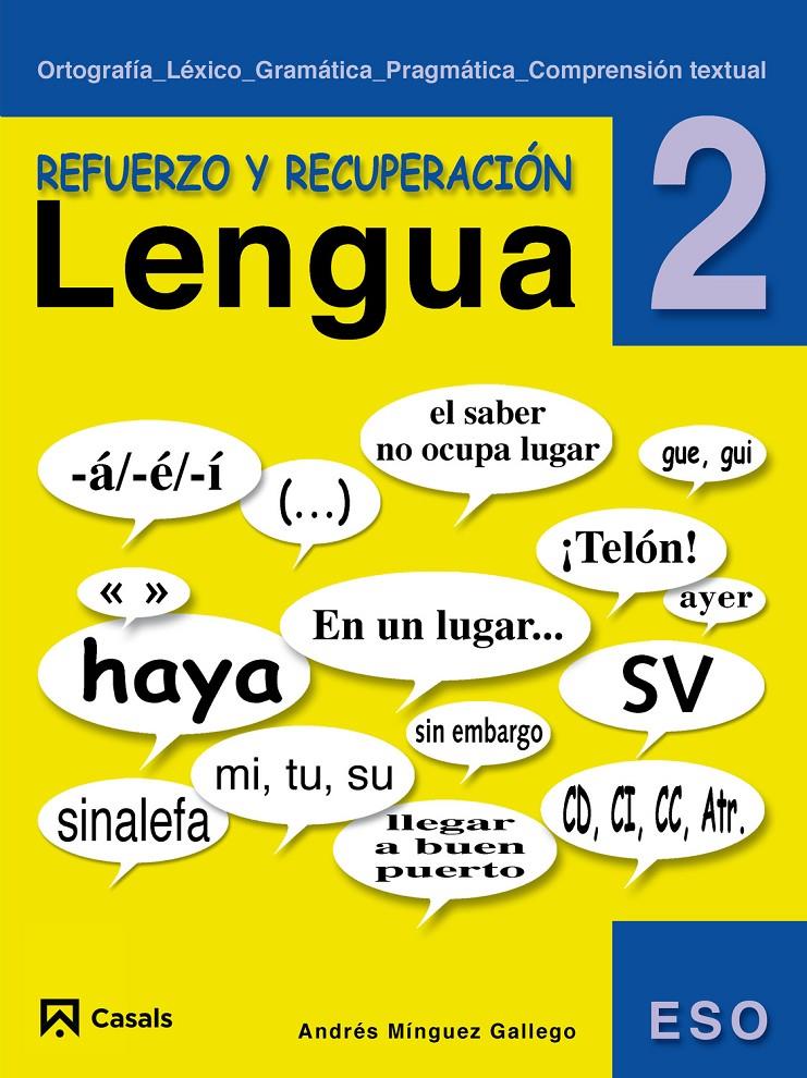 REFUERZO DE LENGUA 2 | 9788421836620 | MÍNGUEZ GALLEGO, ANDRÉS