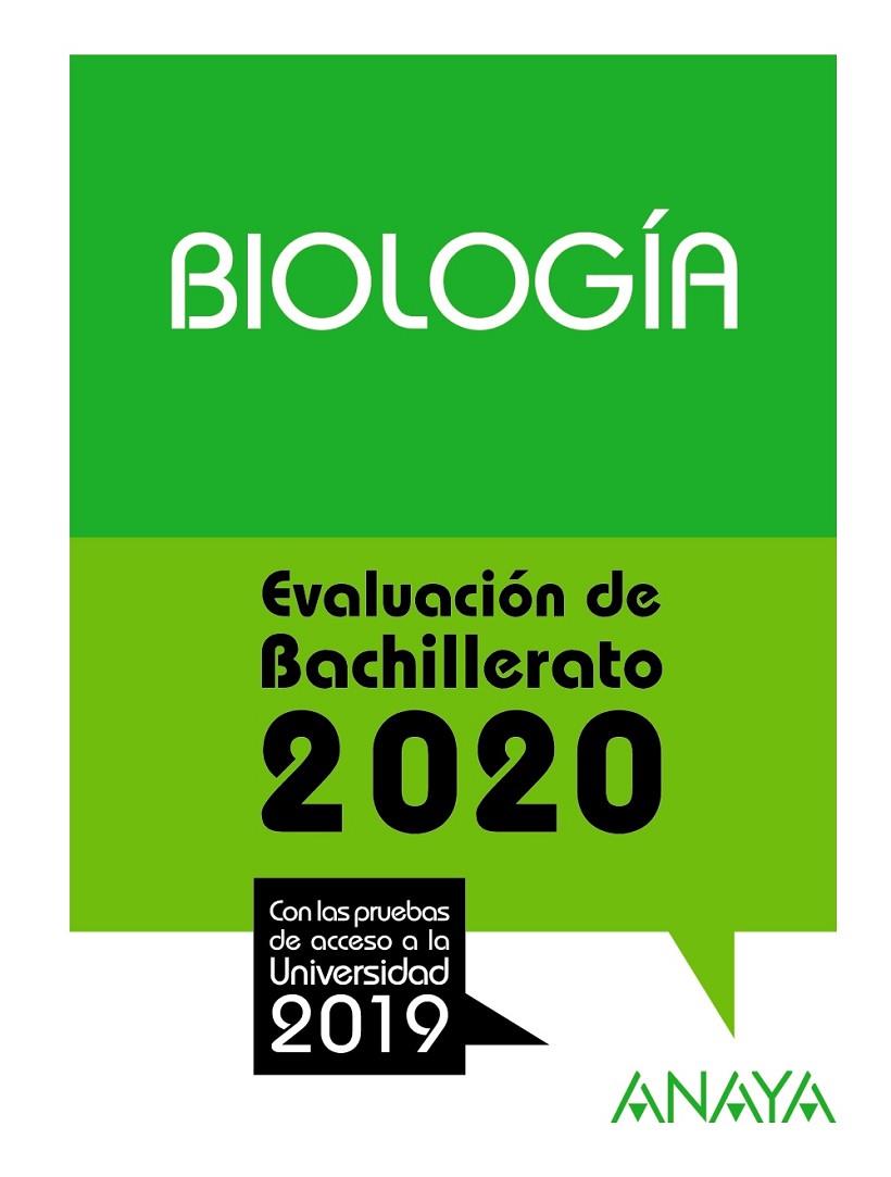 BIOLOGÍA. EVALUACIÓN DE BACHILLERATO2020 | 9788469873199 | HERRERA GONZÁLEZ, ROSA/ORTEGA LÁZARO, J. CARLOS