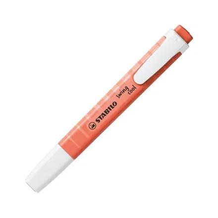 RETOLADOR FLUORESCENT STABILO SWING COOL PASTEL CORAL MELÓS | 4006381559348 | Llibreria Online de Tremp