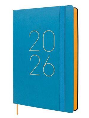 AGENDA ANUAL (2026) CATALÀ SETMANA VISTA HORITZONTAL FINOCAM LLISA ENQUADERNADA MINI BLAU | 8422952406112 | Llibreria Online de Tremp
