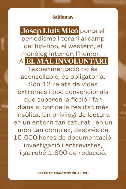 EL MAL INVOLUNTARI | 9788419571724 | MICÓ, JOSEP LLUÍS | Llibreria Online de Tremp