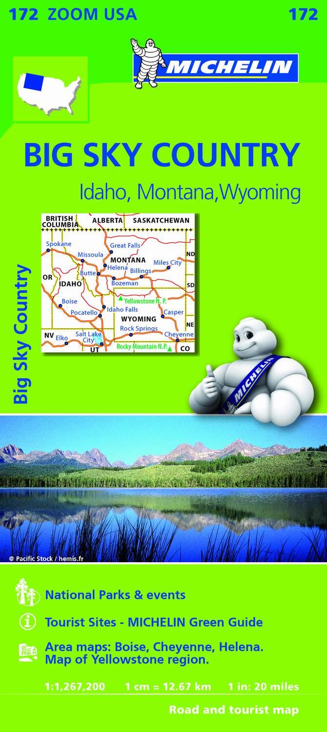 MAPA ZOOM USA BIG SKY COUNTRY | 9782067190801 | VARIOS AUTORES