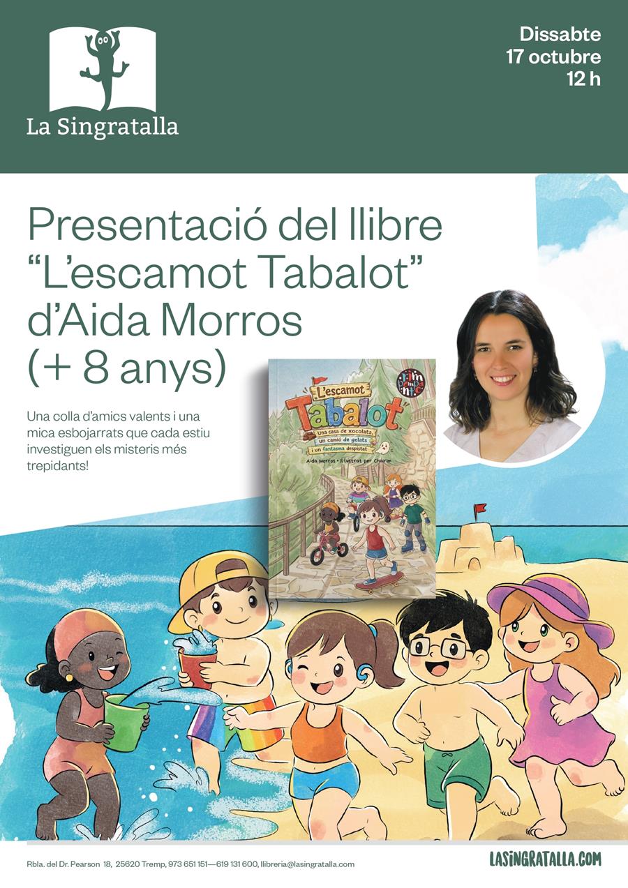 Presentació del llibre "L'escamot tabalot" d'Aida Morros - Llibreria Online de Tremp