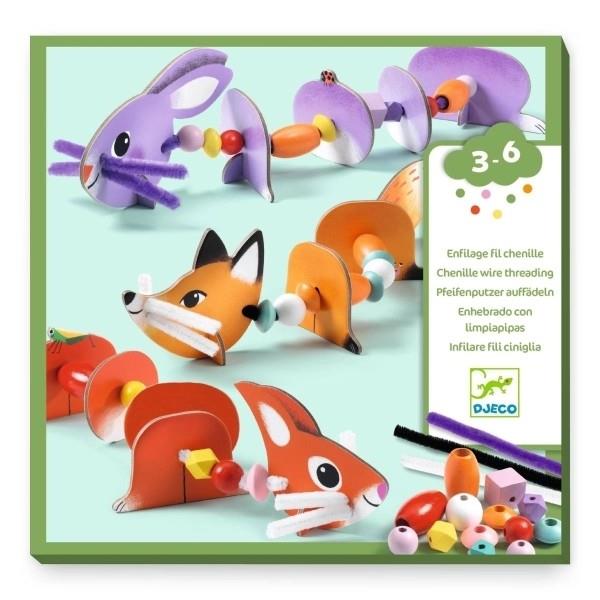 ACTIVITAT D'ENFILAR ANIMALS ADORABLES | 3070900000841 | Llibreria Online de Tremp