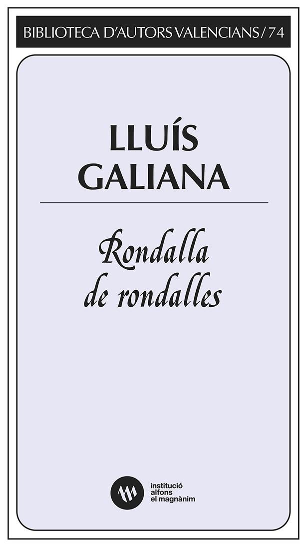 RONDALLA DE RONDALLES | 9788411560900 | GALIANA, LLUÍS | Llibreria Online de Tremp