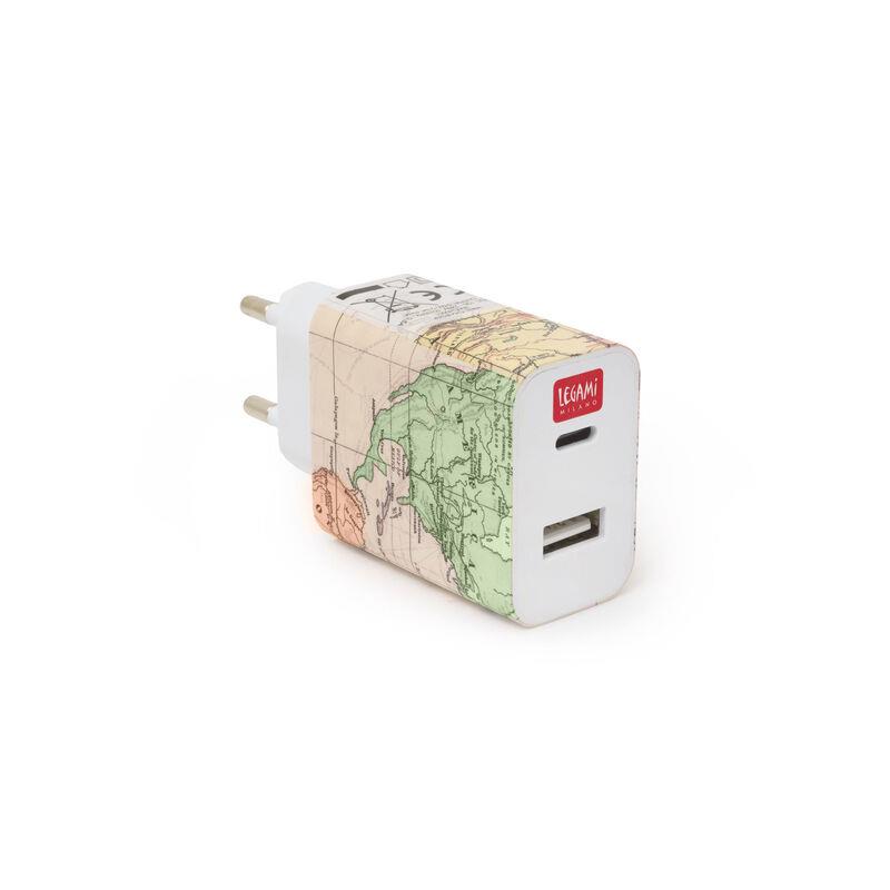 CARREGADOR DE PARET 2 DISPOSITIUS VIATGE | 8052461962672 | Llibreria Online de Tremp