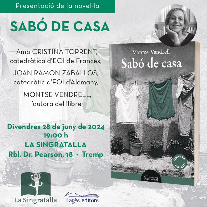 "SABÓ DE CASA" de MONTSE VENDRELL - Llibreria Online de Tremp