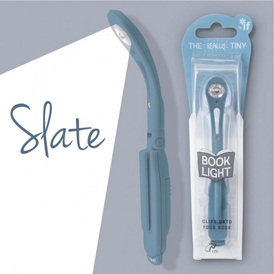 LAMPARETA LECTURA TINY BOOK LIGHT SLATE | 5035393051167