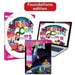 KIDS CAN!  FOUNDATIONS 5 ESSENTIAL ACTIVITY BOOK & EXTRA FUN: CON ACCESO A LA VE | 9781035126965 | SHAW, DONNA/OMEROD, MARK