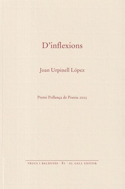 D'INFLEXIONS | 9788419321541 | URPINELL LÓPEZ, JOAN | Llibreria Online de Tremp