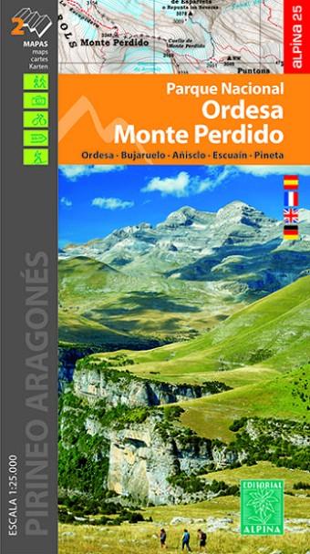 PARQUE NACIONAL ORDESA Y MONTE PERDIDO 1:25.000 | 9788480908146