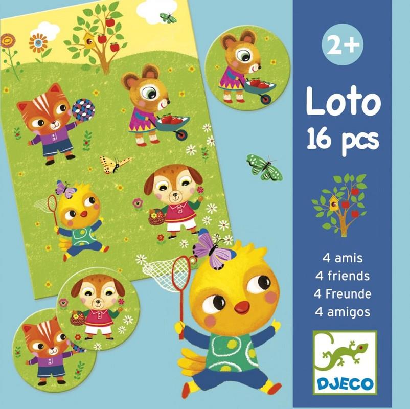 LOTO 4 AMICS | 3070900081246 | DJECO