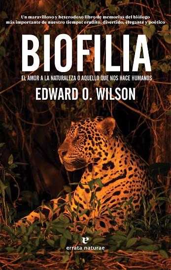 BIOFILIA | 9788417800574 | WILSON, EDWARD O. | Llibreria Online de Tremp